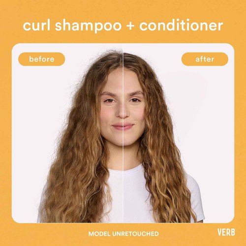 Verb Curl Shampoo & Conditioner Duo, 12 oz + VERB Curl Foaming Gel – Frizz Control Mousse for Curl Definition 6.7 fl oz Bundle