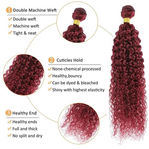 99J Burgundy Bundles Human Hair 99J Curly Wave 3 Bundles 32 32 32 inch Brazilian 8A Remy Red Body Wave Bundle Human Hair Extensions