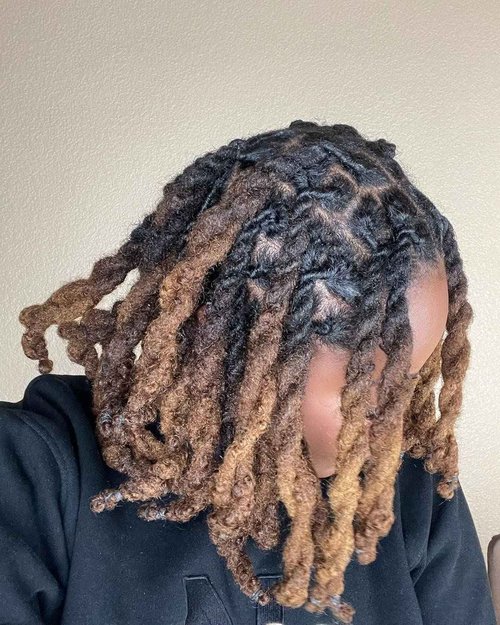YOTCHOI Human Hair Permanent Dreadlocks Extension Handmade Locs Small Size(diameter 0.4cm) 20 Strands/pack 10inch Chocolate Brown #4
