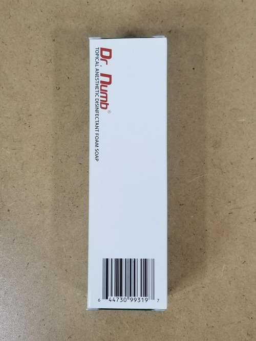 Dr. Numb 4% Lidocaine Foaming Soap with Benzethonium Chloride – Numbing Wash for Local and Anorectal Uses – 1.7 oz (5 Bottles)