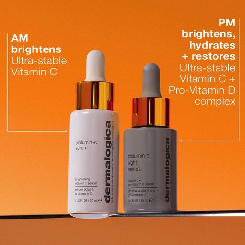 Dermalogica Biolumin-C Serum, Vitamin C Dark Spot Serum for Face with Peptide and AHA - Exfoliates and Reduces Sign of Skin Aging, 1 Fl Oz