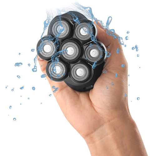 StyleCraft Ace 7X Rotary Bald Head Shaver – Cordless Electric Razor for Men, Ultra-Close Foil Shaver, USB Rechargeable