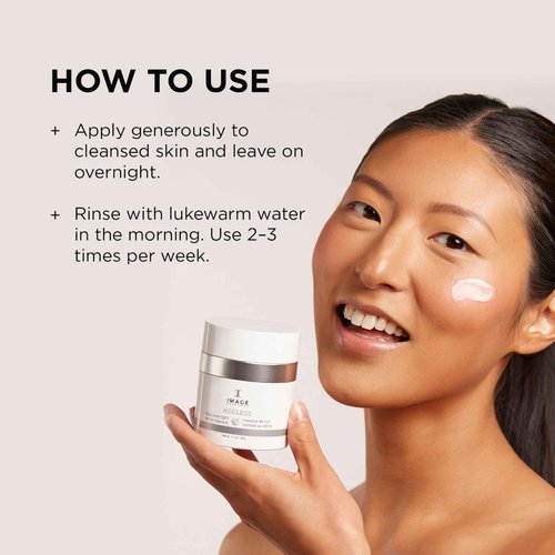 IMAGE Skincare, AGELESS Total Overnight Retinol Masque, Facial Mask for Firming with Marine Collagen and Peptides, 1.7 oz