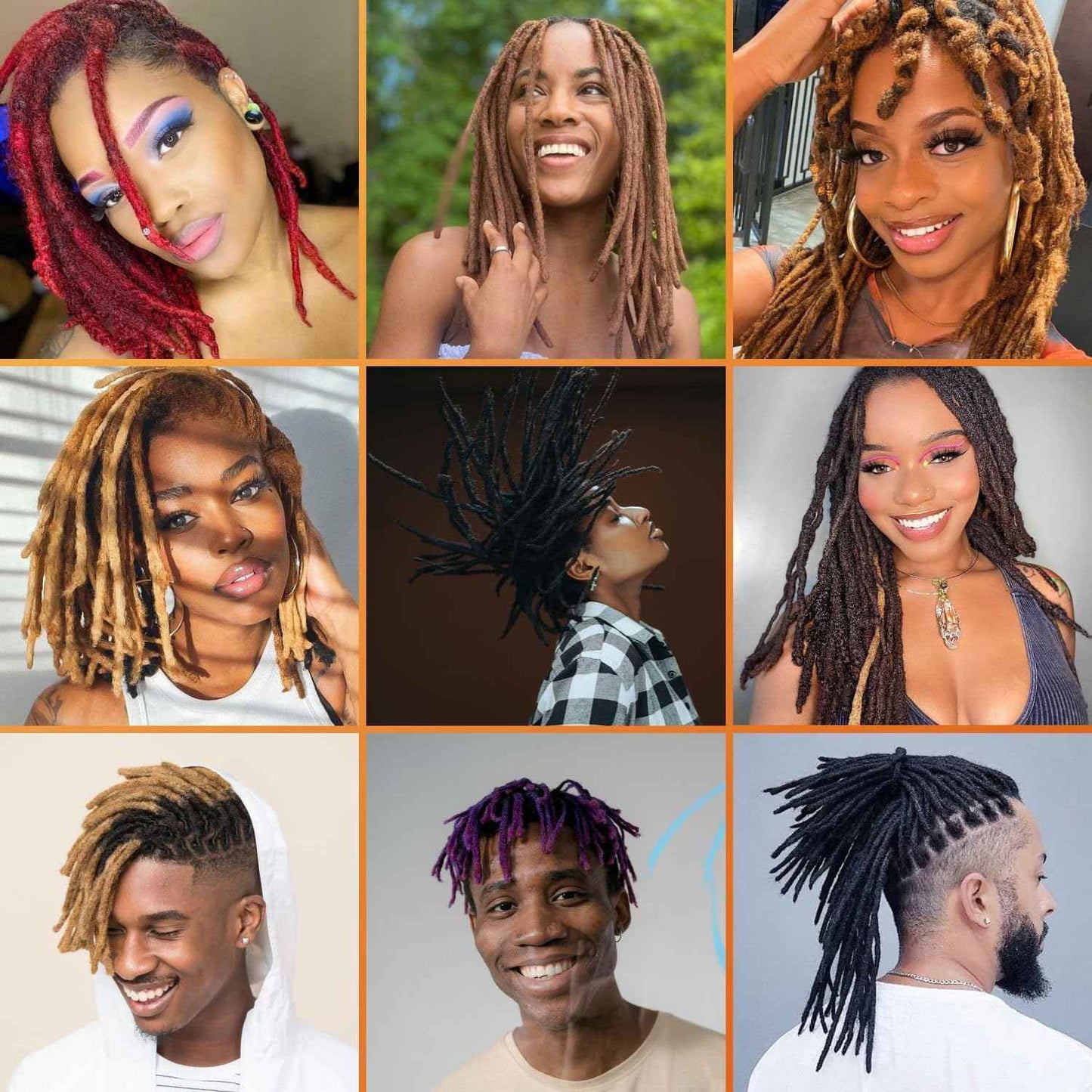 #27 Honey Blonde Loc Extensions Human Hair Dreads Extensions Dreadlock Extensions Human Hair Locs Extensions for Men Women Kids 0.4 cm 10 Inch 30 Strands Real Human Hair Locs Handmade Permanent Locs