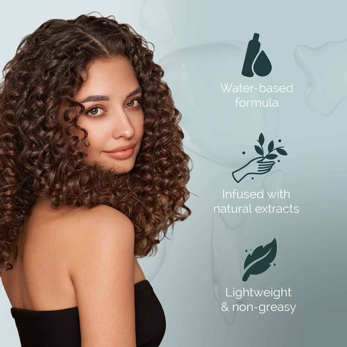 Curl Keeper Refresh Hair Styling Spray - Lightweight Water-Based Anti-Frizz Spray with Hold for Wavy & Curly Styles in Humidity & All Weather Conditions, 33.8 Fl Oz