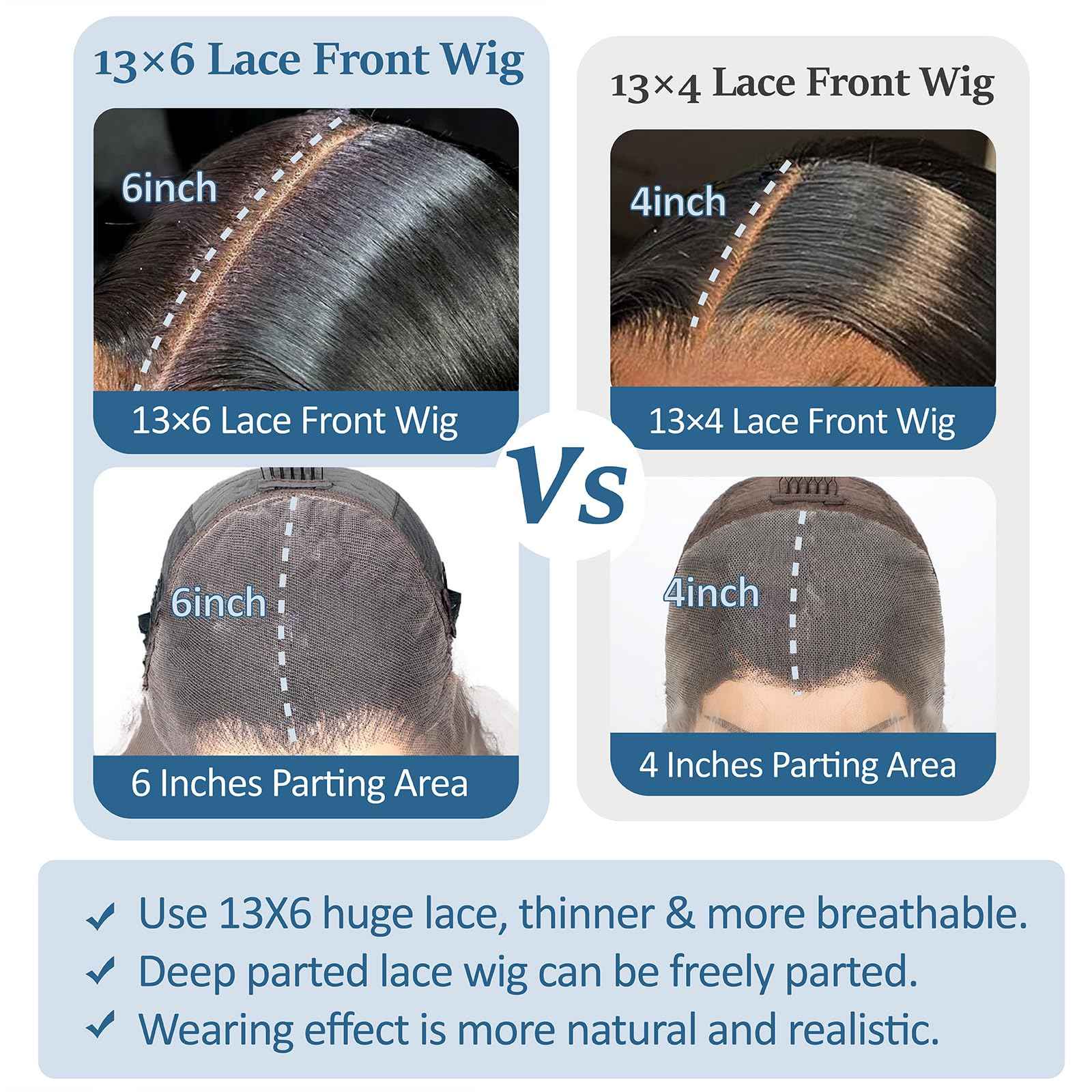 250 Density 30 Inch Body Wave Lace Front Wigs Human Hair, 13x6 HD Transparent Lace Front Wigs Human Hair Glueless Frontal Body Wave Wig for Women, Pre Plucked, Tangle Free, Average Cap, 30 Inch