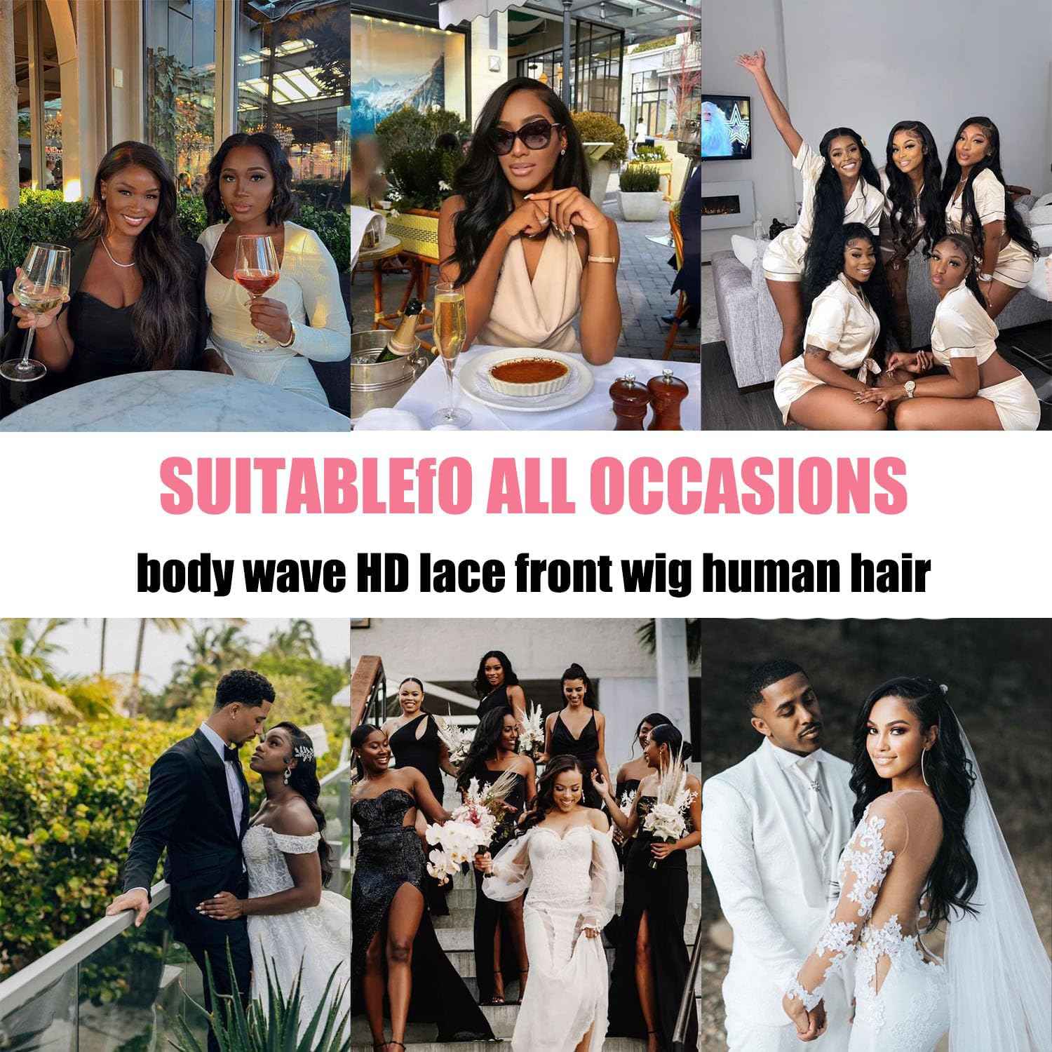 Holiden Body Wave Lace Front Wigs Human Hair Pre Plucked 100% Real Human Hair Wig 250 Density 13x5 HD Transparent Lace Frontal Wigs 28 inch for Black Women