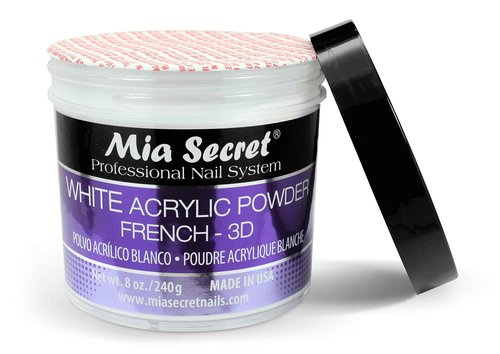Mia Secret White Acrylic Powder (8oz)