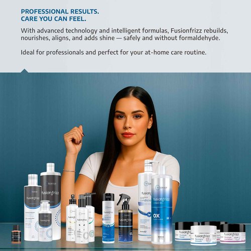 BRSCIENCE Organic Keratina Para Alisar el Pelo, Frizz Control Hair Care Products, Keratina Orgánica para Alisar el Pelo, Brazilian Keratin Treatment, Vegan Keratin Hair Treatment (33.8 Fl Oz)