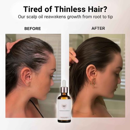 Golab Beauty Hair Oil Rosemary Scalp Treatment, Organic, Vegan, Growth And Repair For Split Ends & Dry Scalp Treatment, Strengthening, Soothing, Moisturizing & Encouraging Longer Hair 1.7 Fl Oz