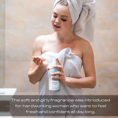 Geir Ness Laila Body Wash - Nourishing and Moisturizing Shower Gel - With Vitamin A and E - For Dry And Sensitive Skin - Rich and Fragrant Body Cleanser For Women