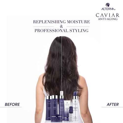 Alterna Haircare CAVIAR Anti-Aging Replenishing Moisture Shampoo and Conditioner Standard Set, 8.5oz each | Protects, Restores and Hydrates | Sulfate Free