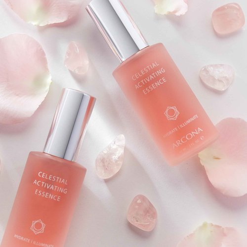 ARCONA Celestial Activating Essence - Rose Water Toner For Face, Organic Bergamot, Rosa Damascena Flower Oil, Chamomilla Flower Extract - 2 Fl Oz. Made In The USA