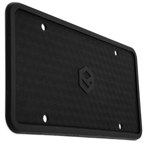 Rightcar Solutions Silicone License Plate Frame | The Original Premium Grade Silicone Car Plate Frame | Rust Proof, Rattle Proof, Weather Proof License Plate Holder (Black)