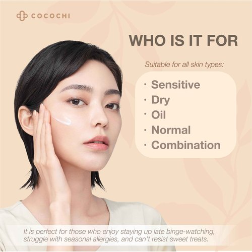 COCOCHI AG Ultimate Mask, 2in1 Facial Essence Cream Mask 3.88 fl oz, Face Moisturizer with Beneficial Ingredients, Hypoallergenic Cream Mask, Face Mask Skincare, Japanese Skincare, Cruelty Free