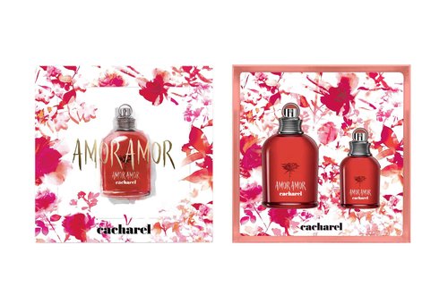 Cacharel Amor Amor - Fragrance Gift Set for Women - Includes Eau de Toilette 3.4 Fl Oz & 1.0 Fl Oz