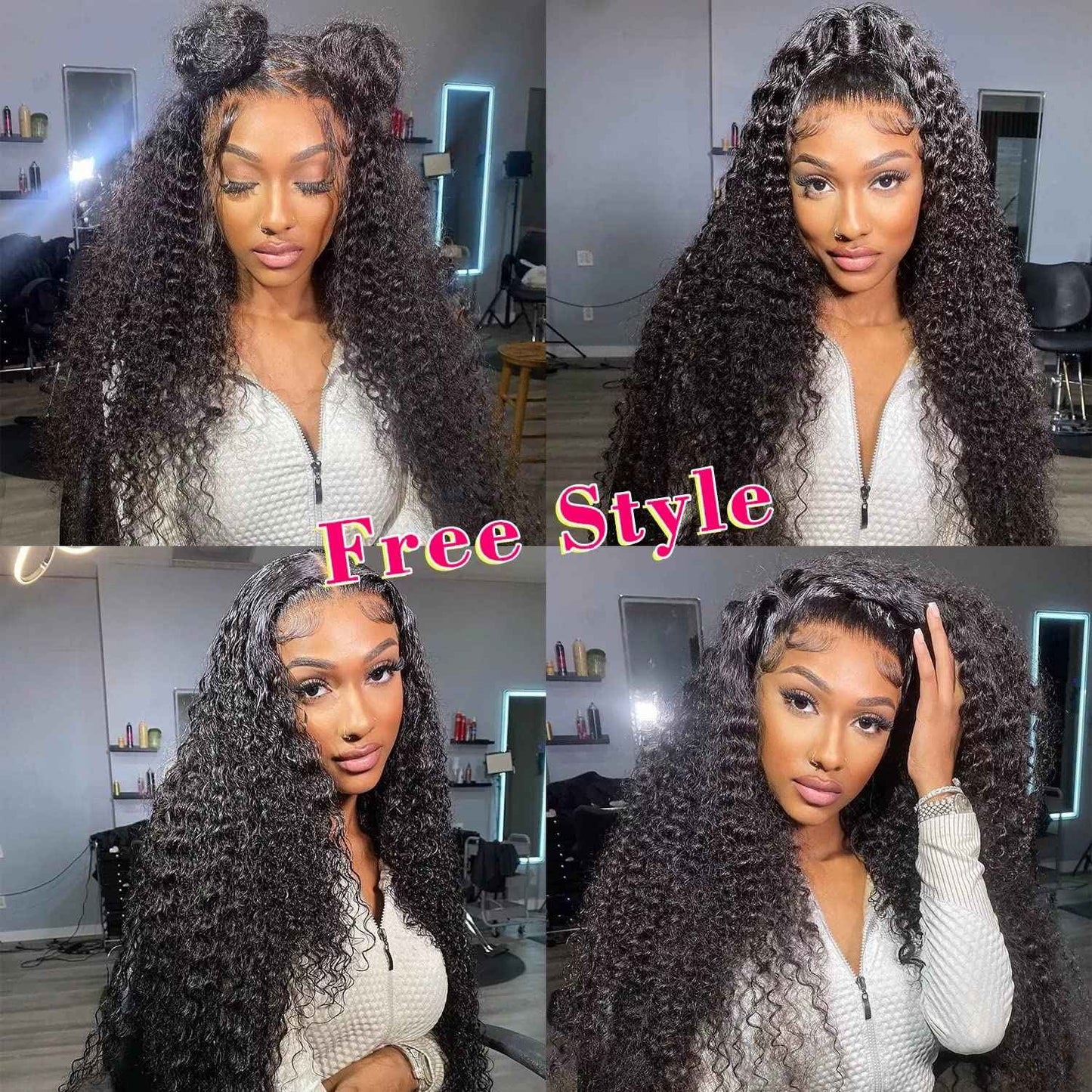 30 Inch Lace Front Wig Human Hair for Black Women 180% Density HD Transparent 13x4 Deep Wave Lace Front Wigs Human Hair Pre Plucked Wet and Wavy Brazilian Curly Glueless Lace Frontal Wigs (30Inch）