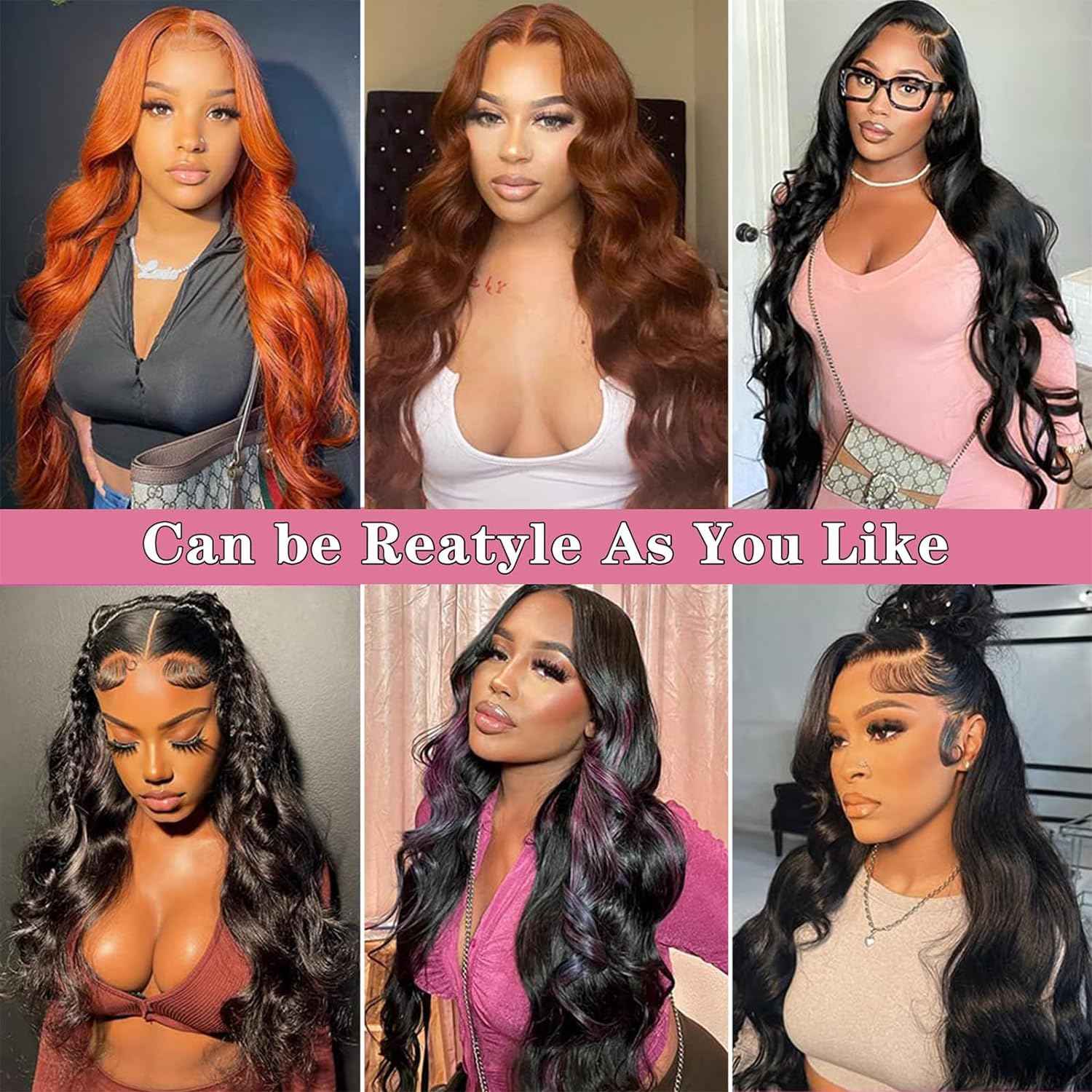 Luminary 24 inch Body Wave Lace Front Wigs Human Hair 13x4 HD Transparent Lace Frontal Wigs Pre Plucked with Baby Hair 180% Density Brazilian Body Wave Human Hair Wigs for Black Women Natural Black