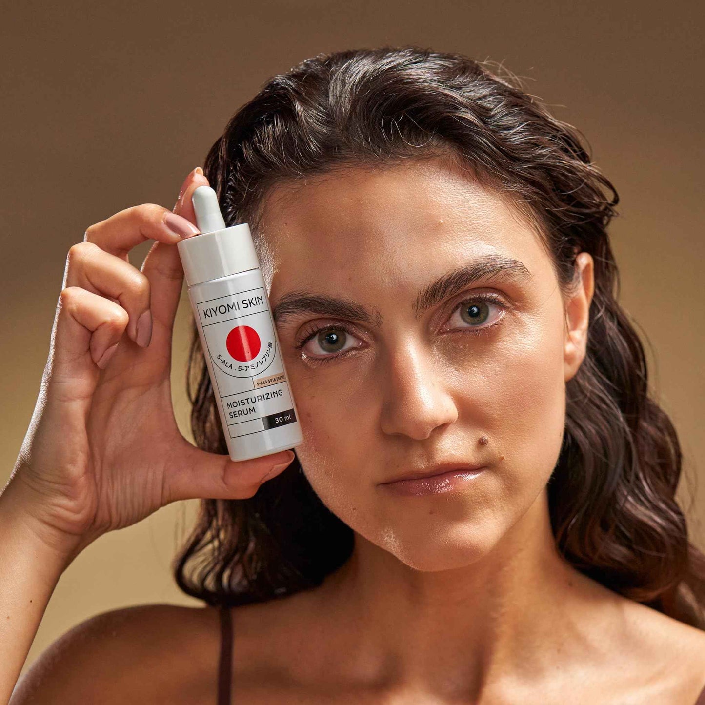 KIYOMI SKIN Moisturizing Serum with Hyaluronic Acid and 5-ALA for Dry Skin Facial Serum Moisturizer