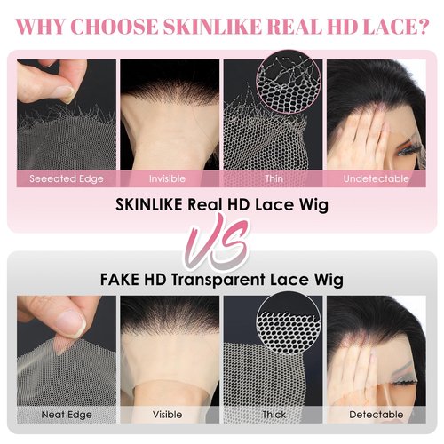 Beluck 14 lnch 13x6 Hd Full Lace Front Wigs Human Hair Pre Plucked Pre Cut, Body Wave Lace Frontal Wigs Human Hair, 15A 3D Dome Cap Ready To Wear Glueless Bleached Knots Lace Front Wig