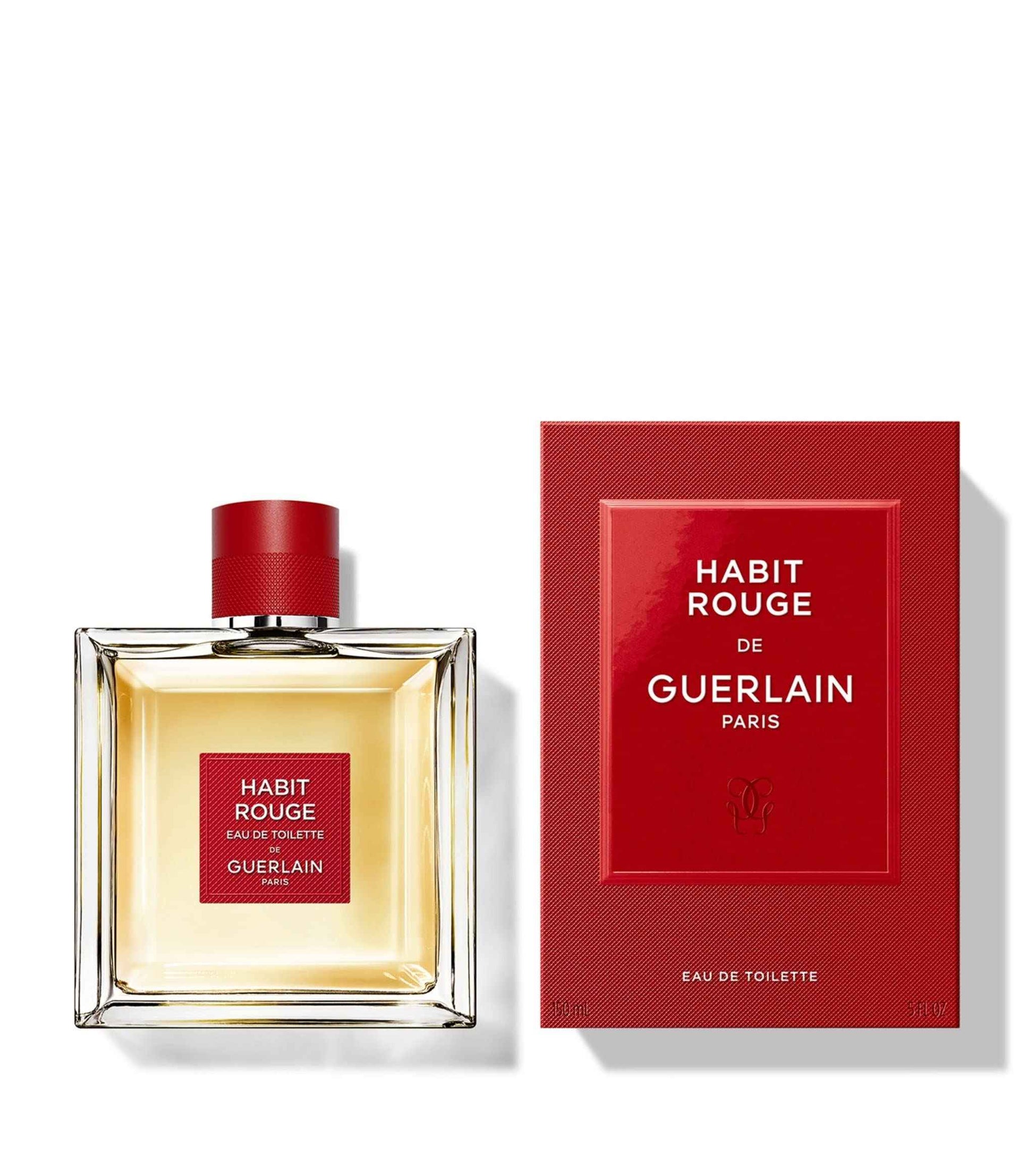 Guerlain Habit Rouge For Men Eau De Toilette Spray, 5 Ounce