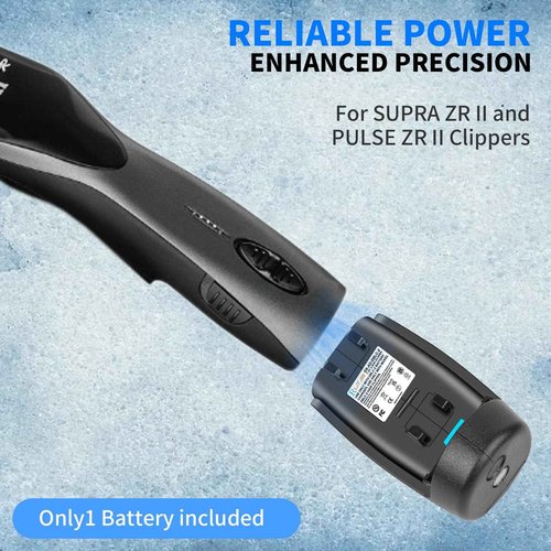RLJT JIN for DBLC-2 Replacement Battery Compatible Supra ZR II and Pulse ZR II Cordless Clippers, Replaces Batteries 79025 and 560470 Models Lithium-ion 3200 mAh