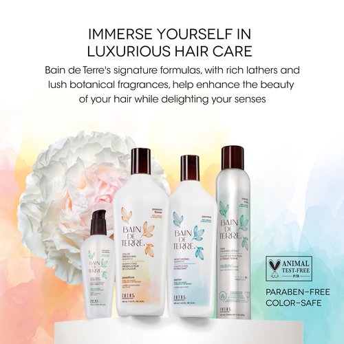 Bain de Terre Ultra Hydrating Shampoo & Conditioner Set | Coconut Papaya | Overly Dry, Damaged Hair | Paraben Free | 33.8 Fl Oz