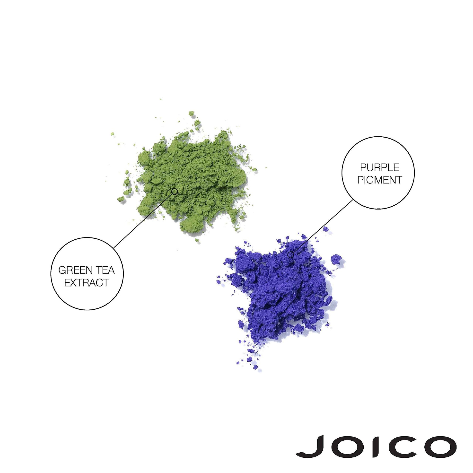 Joico Color Balance Purple Shampoo and Conditioner | For Cool Blonde or Gray Hair | Eliminate Brassy Yellow Tones | Boost Color Vibrancy & Shine | UV Protection | With Rosehip Oil & Green Tea Extract