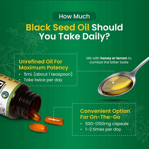 Amazing Herbs Premium Black Seed Oil - Cold Pressed Nigella Sativa Aids in Digestive Health, Immune Support, Brain Function, Joint Mobility, Gluten Free, Non GMO - 32 Fl Oz