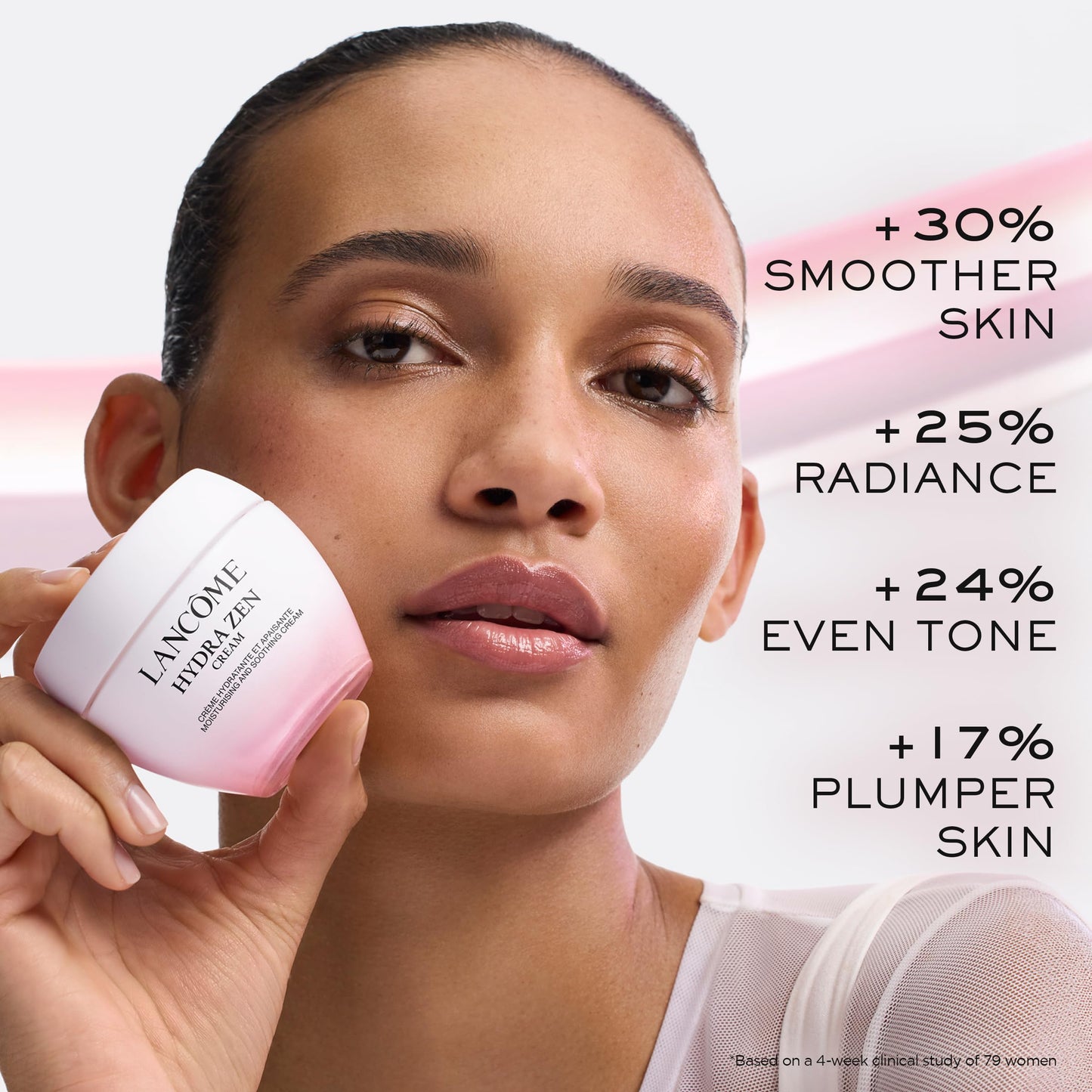 Lancôme Hydra Zen Moisturizer - Hydrating & Soothing Face Cream with Hyaluronic Acid - 2.5 Fl Oz