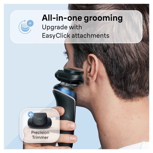 Braun Electric Shaver for Men, Series 6 6172cc, Wet & Dry Shave, Shaving Kit with SmartCare Center and Precision Trimmer