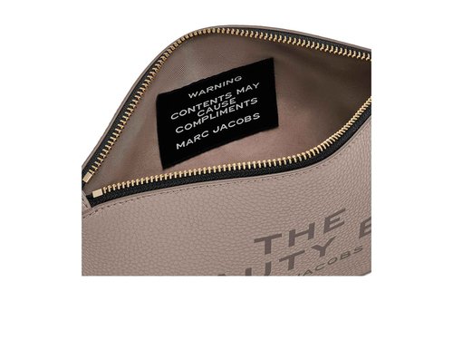 Marc Jacobs The Leather Beauty Bag, Cement