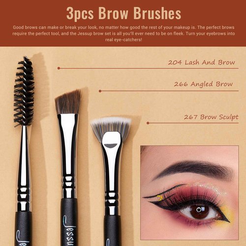 Jessup Makeup Brushes T336 with Professional Eye Brush Set T341