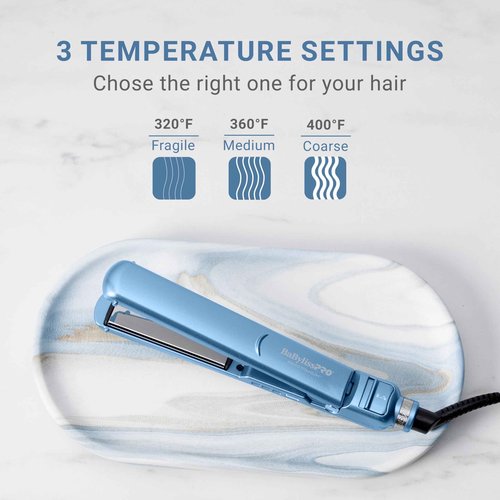 BaBylissPRO Nano Titanium 1" Compact Ultra-Thin Flat Iron