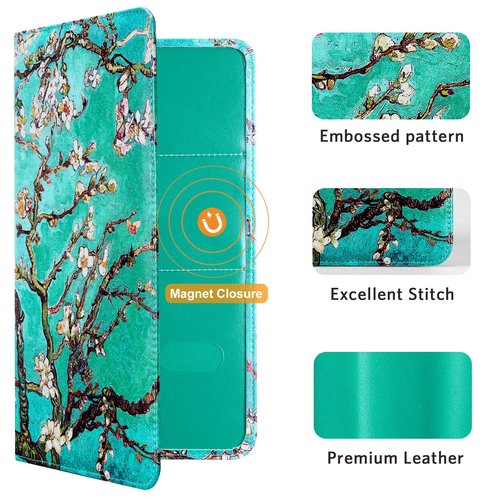 CoBak Car Registration and Insurance Holder - Vehicle Glove Box Car Organizer,Auto Truck Comparment Accessories Case with Magnetic Closure for Driver License,Cards
