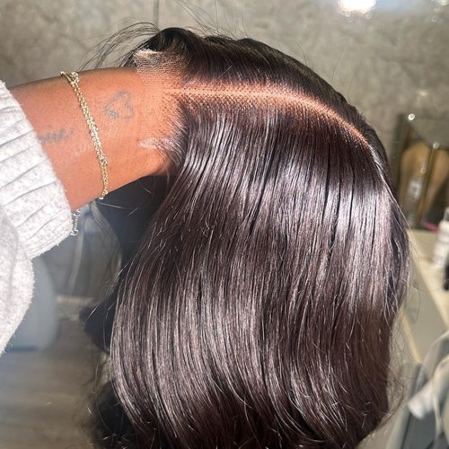 SKINLIKE Real HD Swiss Lace Closure Human Hair 2x6 Lace Closure with Clean Hairline Much More Density Full Cuticle Aligned Brazilian Human Hair Body Wave Style (22inch, HD BW 2x6 lace closure)