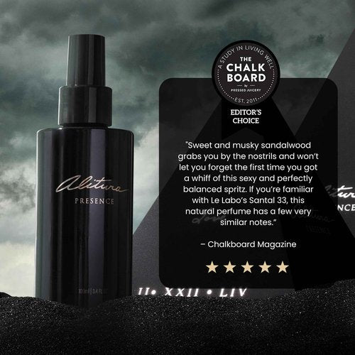 Alitura Presence Natural Fragrance – Clean, Unisex Perfume for Men and Women with Sandalwood, Cardamom & Ylang Ylang – Non-Toxic, Vegan, Long-Lasting Scent, 15ml