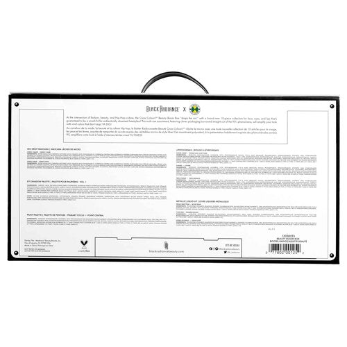 Black Radiance Cross Colours 10-Piece Makeup Set, Bold 90s-Inspired Collection with Vivid Eyeshadows, Lip Colors & Face Essentials, Buildable Coverage, Perfect for Gifting or Collecting