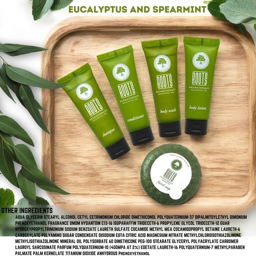 ROOTS AROMATHERAPY Travel Size Shampoo and Conditioner Supplies For Guests,Airbnb Essentials for Hosts,Mini Shampoo And Conditioner Sets,Hotel Toiletries,Air Bnb Kit For Bathroom Wash Lotion,(150 Pcs)