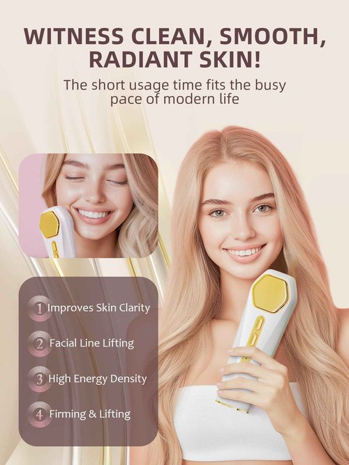 INTEO Facial Massager Tool, Beauty Device for Face and Full Body, Portable Face Lift Device for Skin Care, Against Dullness, Neck Massager for Women