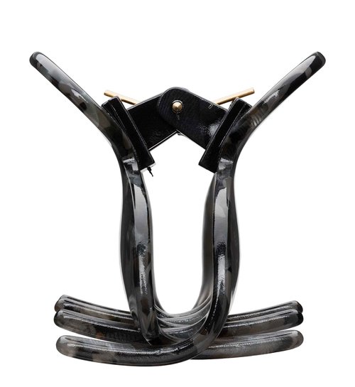 France Luxe Small Couture Claw Clip - Pavlova Black