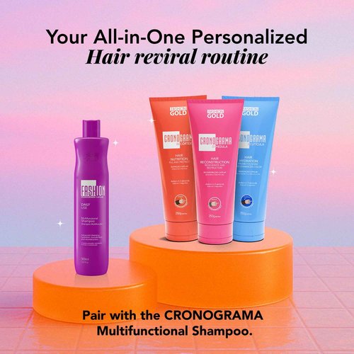 CRONOGRAMA CAPILAR, 3-SECOND HAIR FIX, Hair Mask for Damaged Hair, Deep Conditioning Hair Mask, Tratamiento para Cabello Seco y Maltratado, Deep Conditioner for Dry Damaged Hair, Frizz-Free