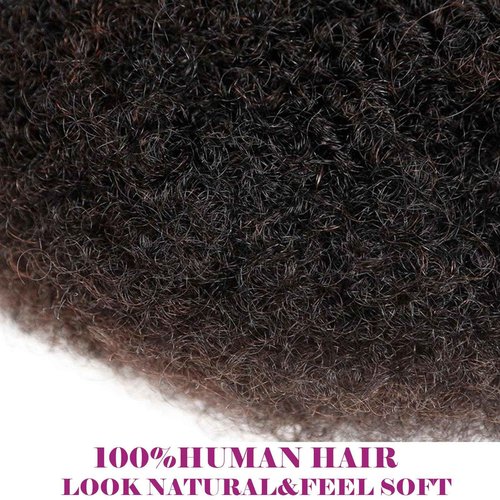 Afro Kinky Bulk Human Hair For Dreadlock Extensions Repair Locs,Twist Braiding, 100% Human Braiding Hair ，30Grams each bundles Total (10Inch #1B 10bundles)
