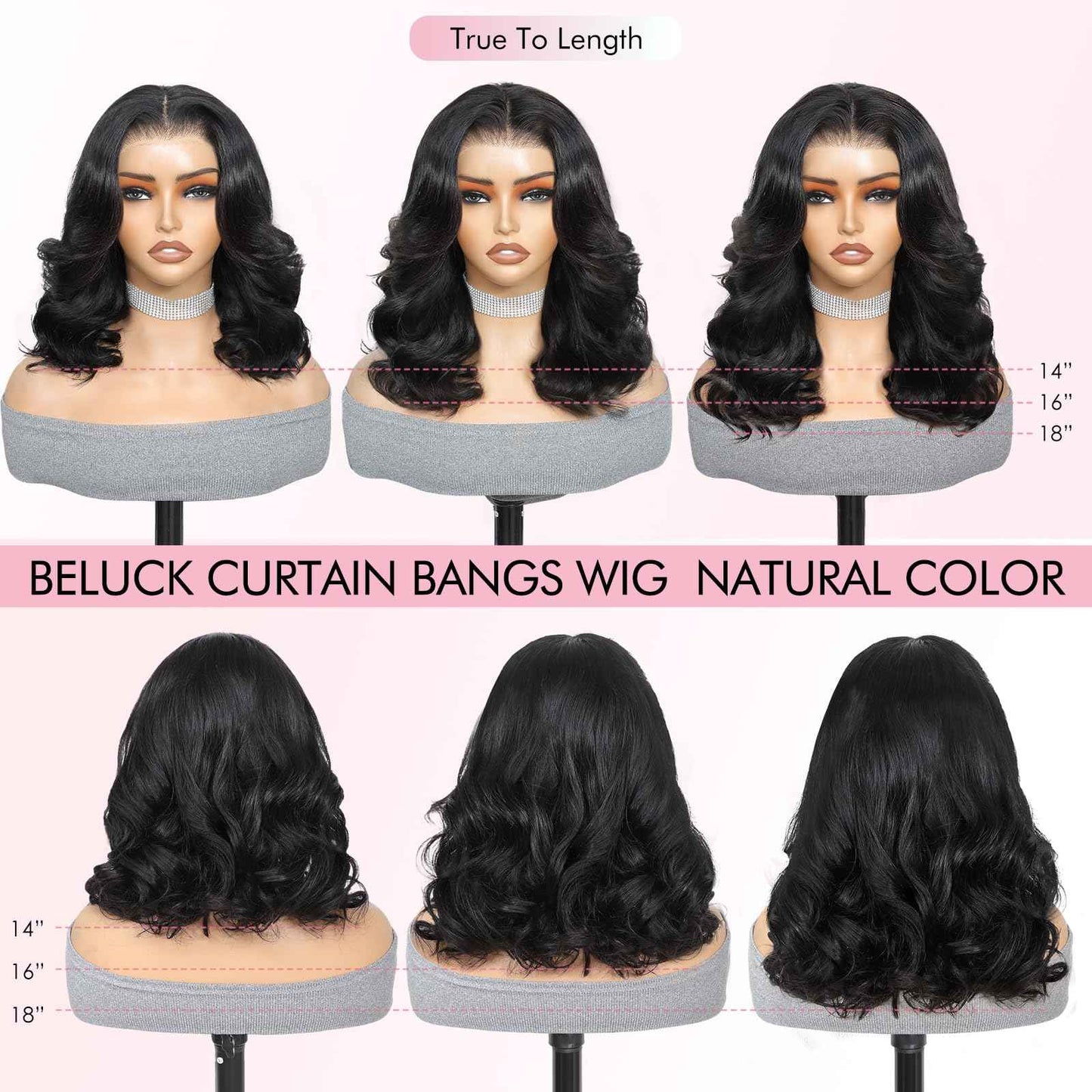 250 Density Layered Bob Wig Human Hair With Curtain Bangs 15A 6x6 Face-Framing Wear Go Glueless Wigs Human Hair Pre Plucked Pre Cut Bob Body Wave Ready To Wear Hd Lace Glueless Wigs Human Hair 14 Inch