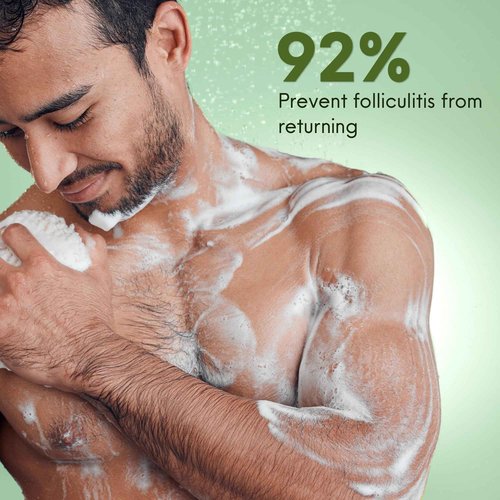 ABERA Folliculitis BHA Shower Gel, High-Performance Folliculitis Body Wash, Wild Bitter Melon Extract, Reduces Bacne & Hyperkeratosis, 3 Boxes + Gifts Combo Grapefruit Hair Regrowth Serum & Shampoo