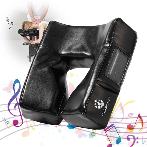 Master Massage Music Master High Fidelity Sound Face Cradle Cushion- Bluetooth Massage Pillow for Face Down Resting- Ultra Soft Massage Table Headrest Foam Headrest