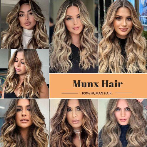 Ash Blonde Lace Front Wig Human Hair 180% Density, 13x4 Silky Straight Mini Knots HD Invisible Lace Wig for Women Glueless Highlights Wigs 20 Inch Brazilian Free Part Frontal Wigs