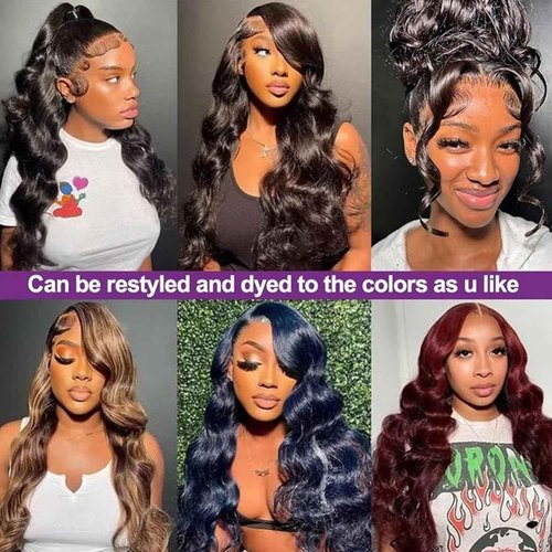 Abijale 360 Lace Front Wigs Human Hair 220% Density Hidden Straps Body Wave HD Lace Front Wigs with Drawstring 360 Full Lace Wigs Brazilian Virgin Human Hair Wig for Women Natural Black 20Inch