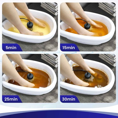 Lecaung Ionic ion Detox Foot Machine, Dual Ionic Ion Detox Aqua Foot Spa Cleanse Machine with Mp3 Player