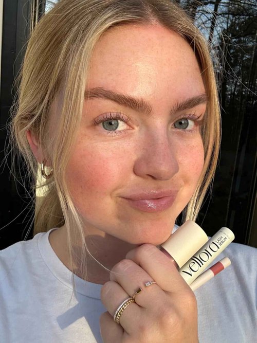 Vellora Lash Growth Serum for Longer, Thicker Lashes with Peptide & Botanical Blend – Supports Natural Eyelash Growth & Volume, 3mL